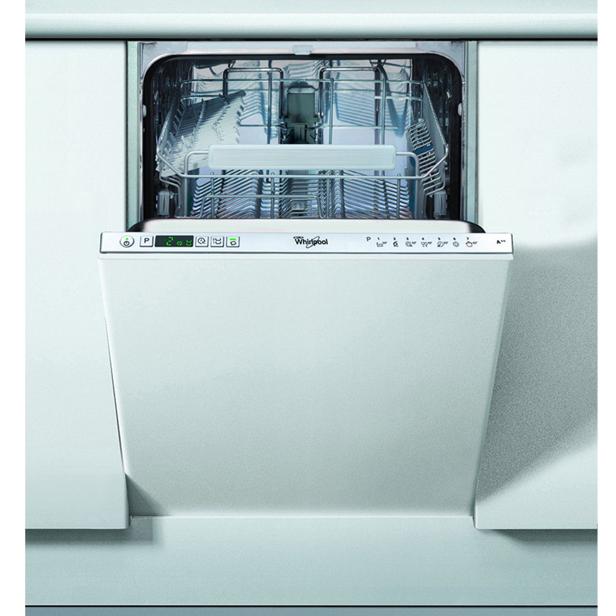 WHIRLPOOL Lave-vaisselle ADG 462, 45 cm, 10 couverts, 45 dB, 7 programmes