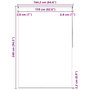 Voir la diapositive 6 : VIDAXL Store roulant de douche 160x240 cm Blanc