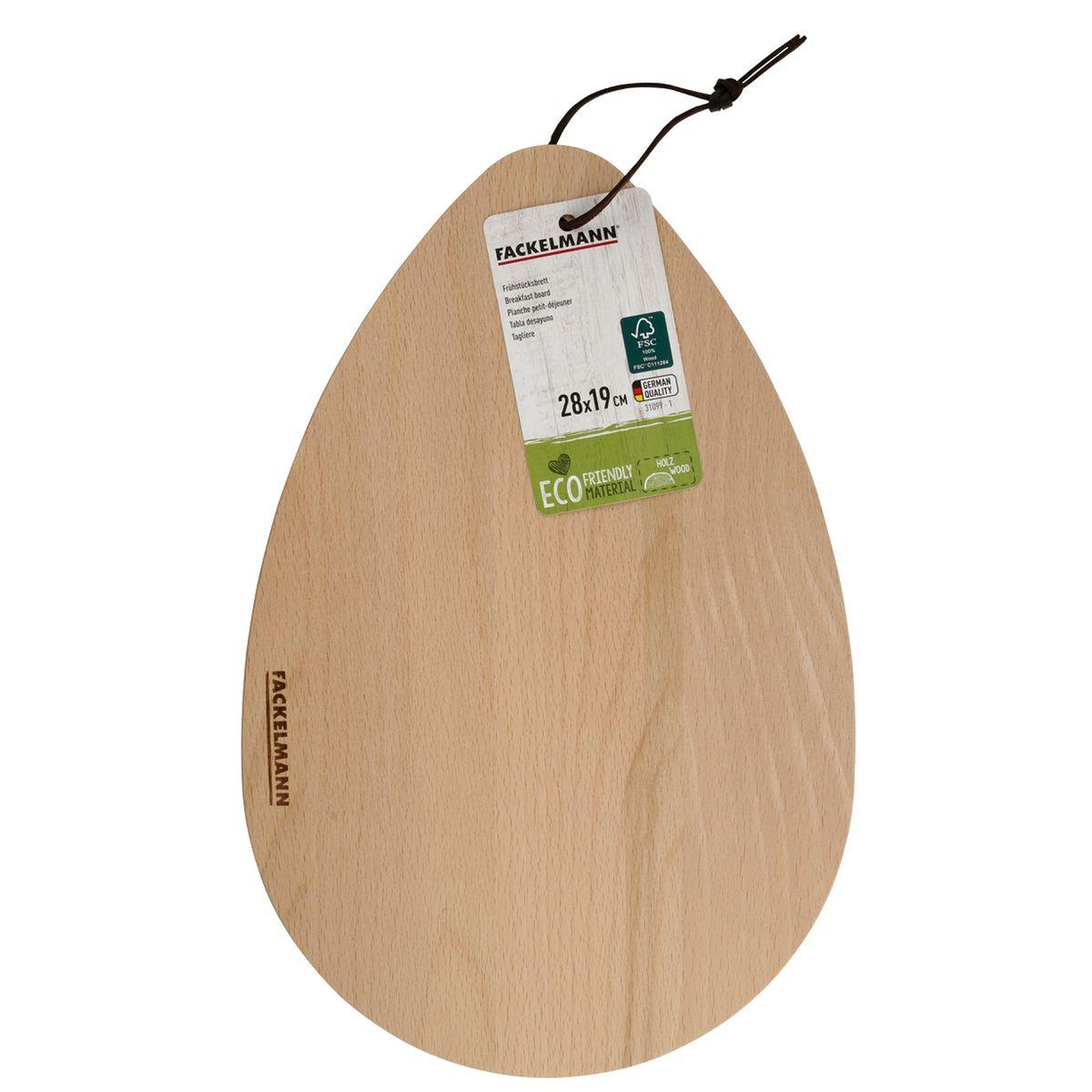 Voir la diapositive 6 : Fackelmann Planche à découper ovale en bois fsc 19 x 28 cm fackelmann nature