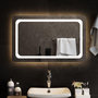 Voir la diapositive 1 : VIDAXL Miroir de salle de bain a LED 80x50 cm