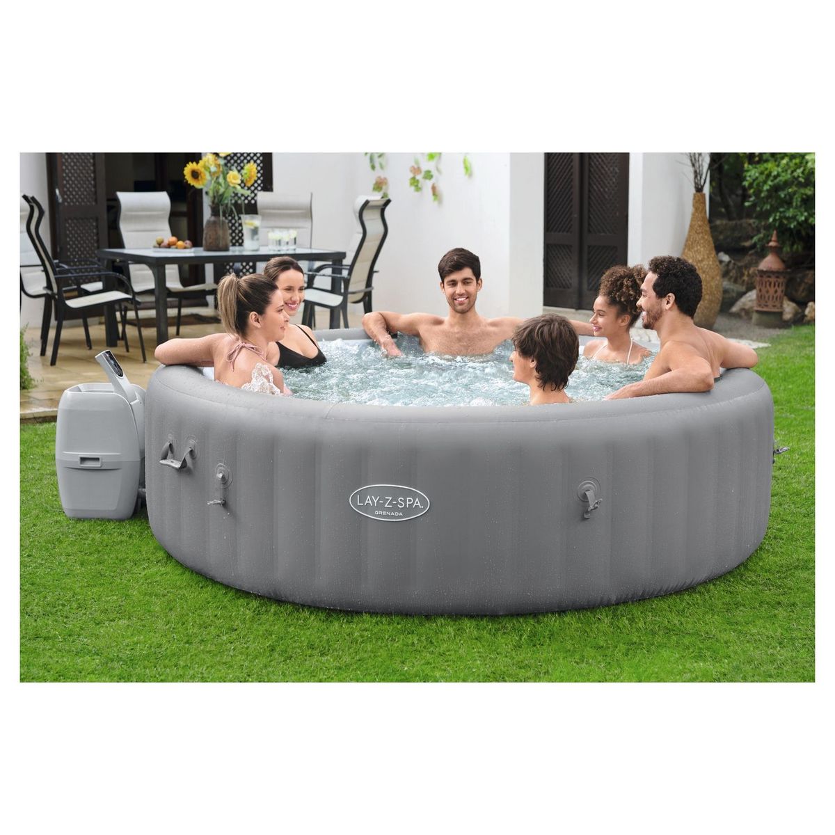 BESTWAY Spa gonflable rond - 6/8 places - Diam 2,36 x 0,71 m GRENADA