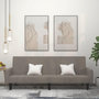 Voir la diapositive 1 : VIDAXL Canape-lit a 2 places gris clair velours
