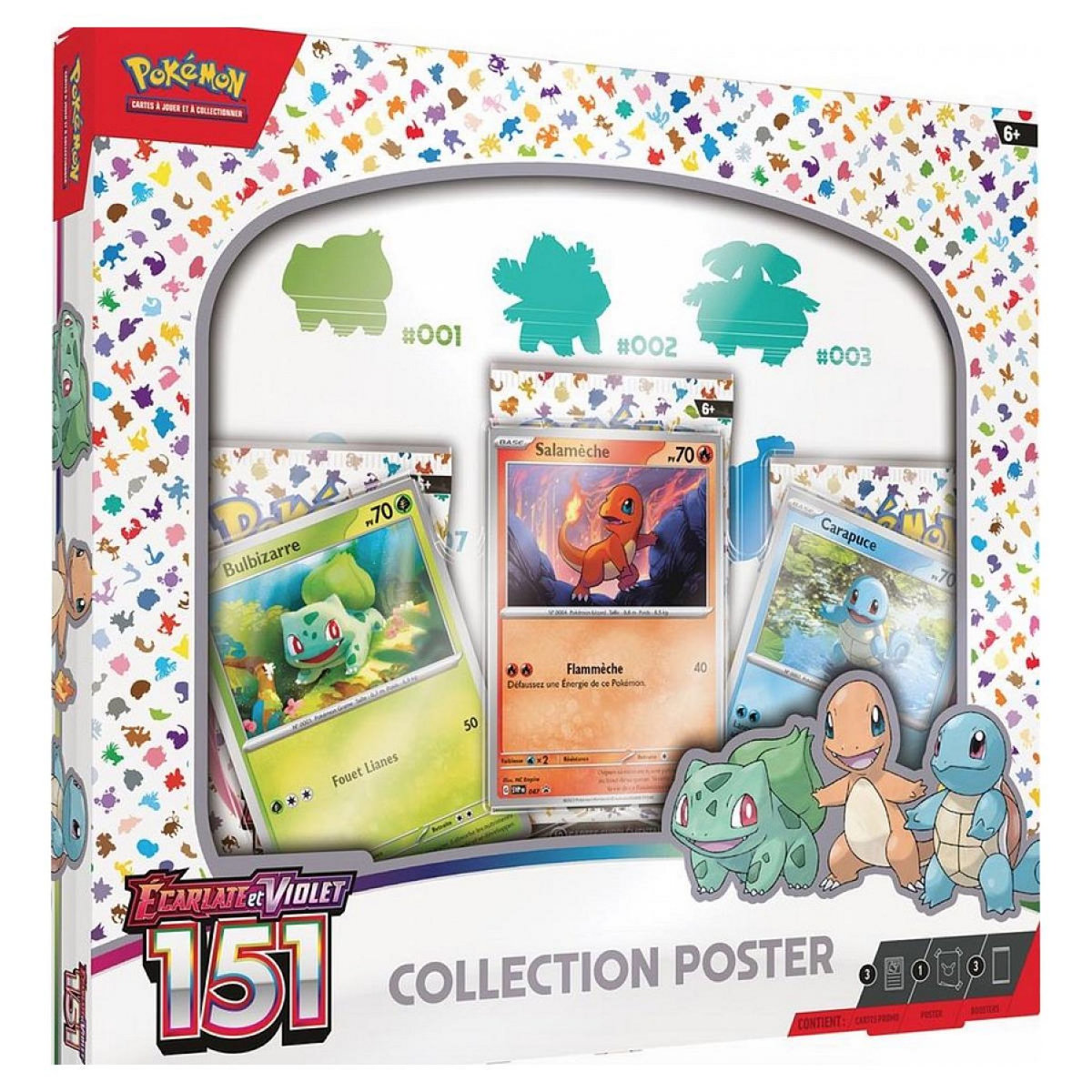 Asmodee Pokémon EV3.5 : Coffret Poster Pokémon 151