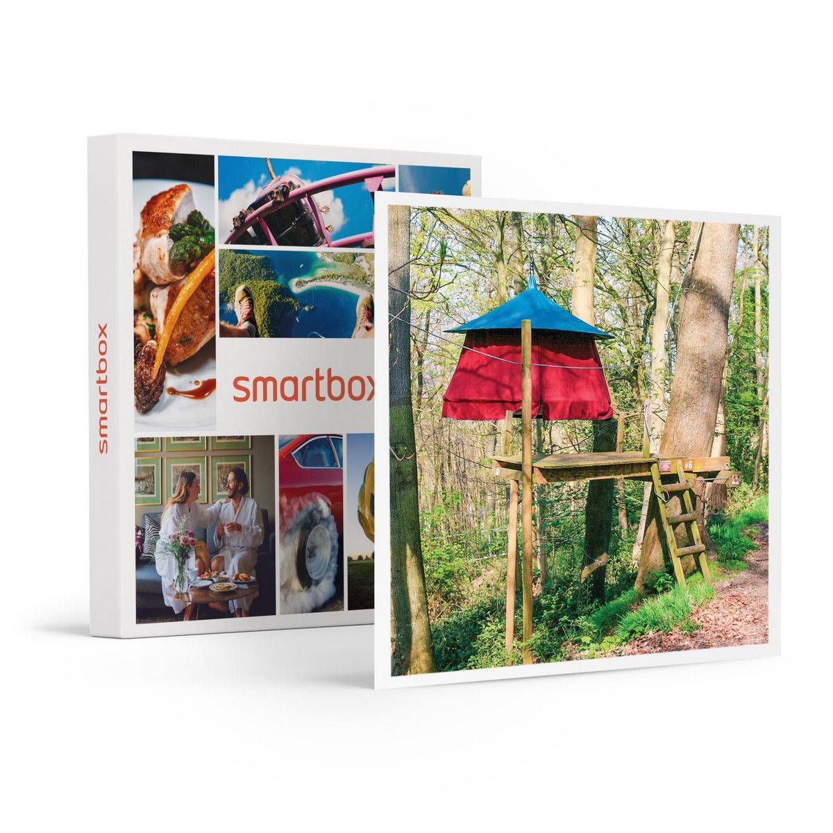 Smartbox Séjour insolite en tente suspendue avec parcours aventure en Normandie - Coffret Cadeau Séjour