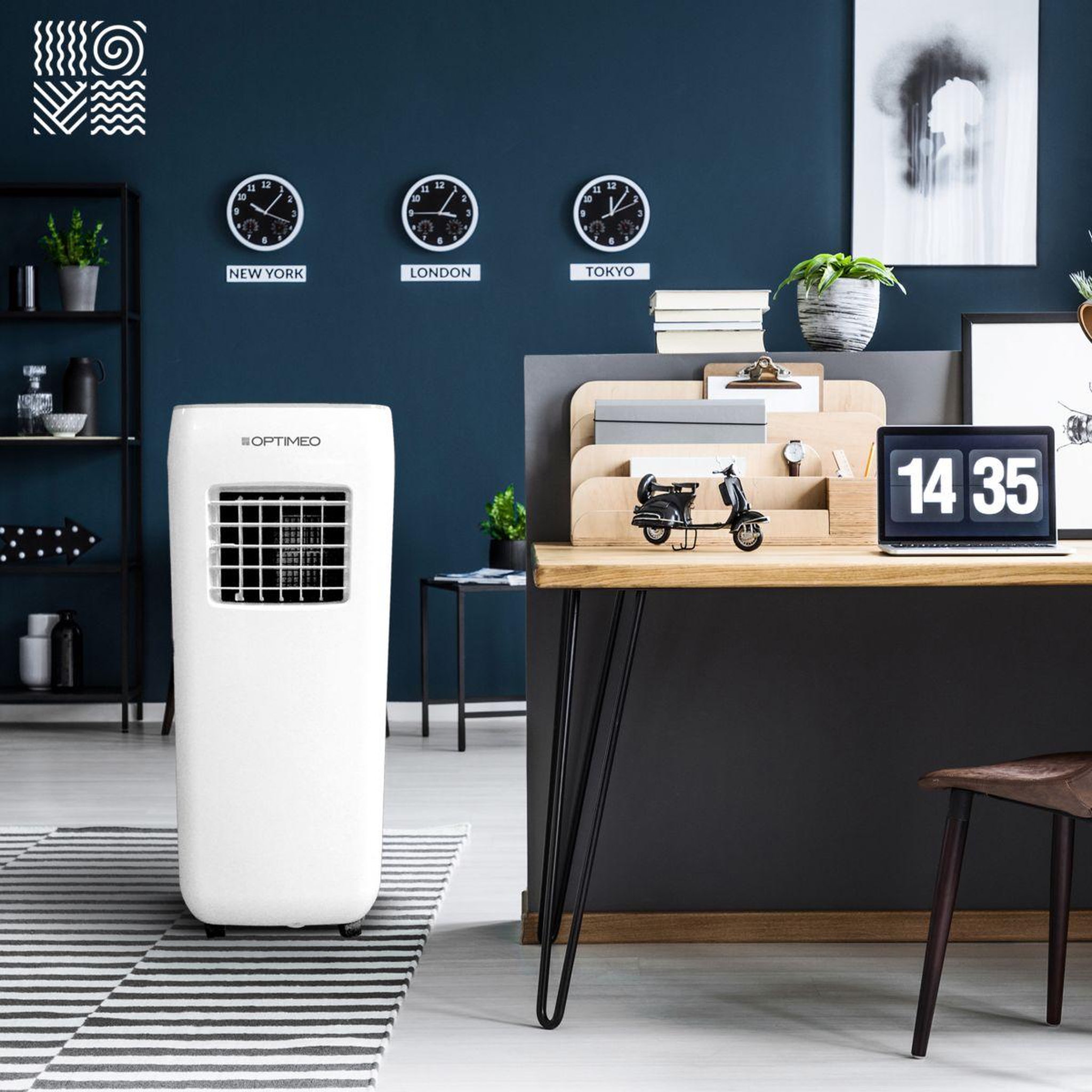 Voir la diapositive 5 : OPTIMEO Climatiseur OPC-C01-091