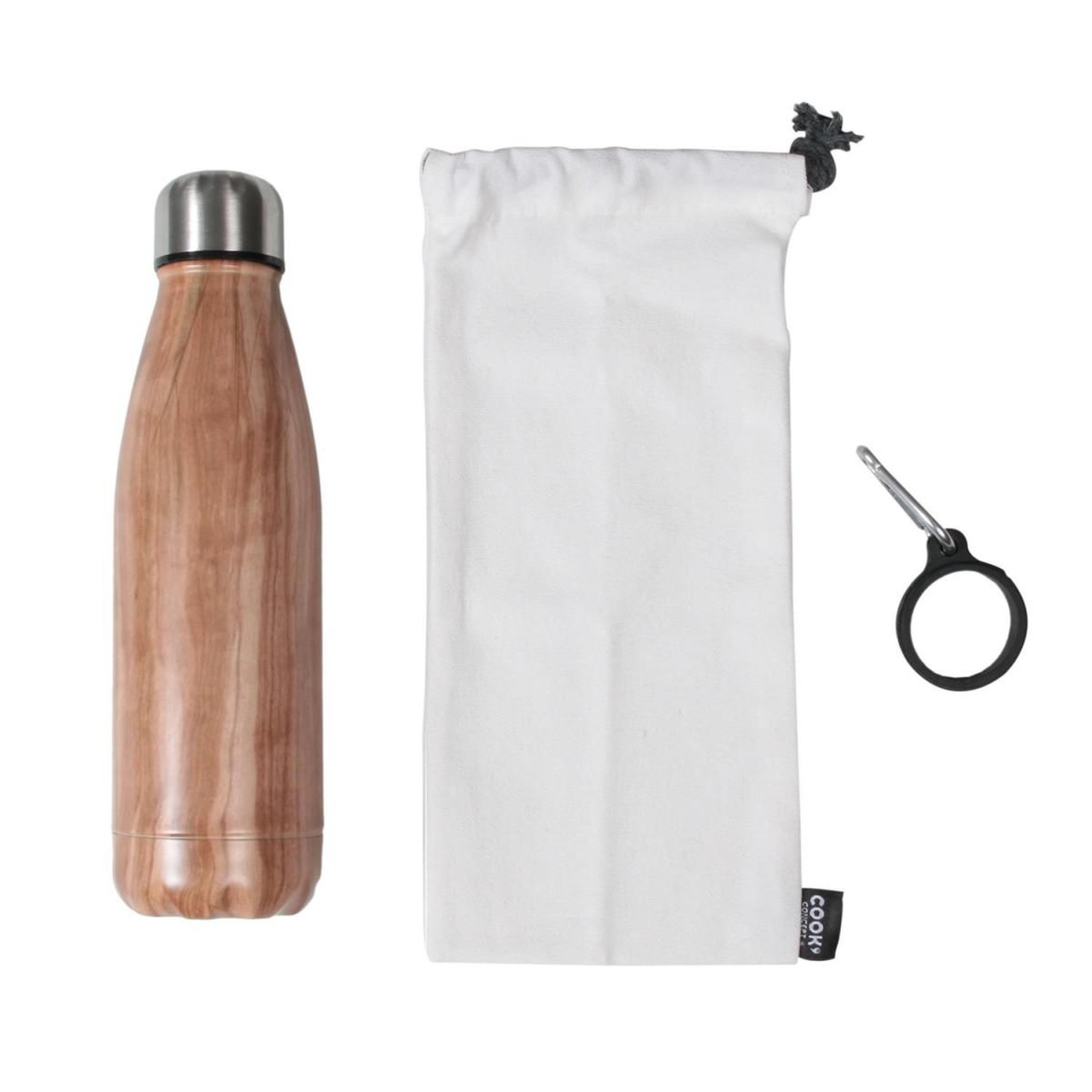 COOK CONCEPT Coffret bouteille isotherme  conga  25cm naturel