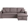 Voir la diapositive 3 : Habitat et Jardin Canapé d'angle convertible/ réversible avec coffre  Alain  - 3 places - Taupe