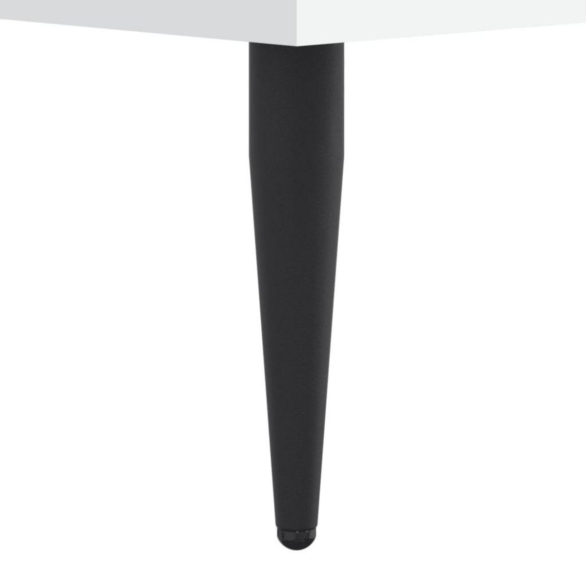 VIDAXL Cadre de lit sans matelas blanc 120x190 cm bois d'ingenierie