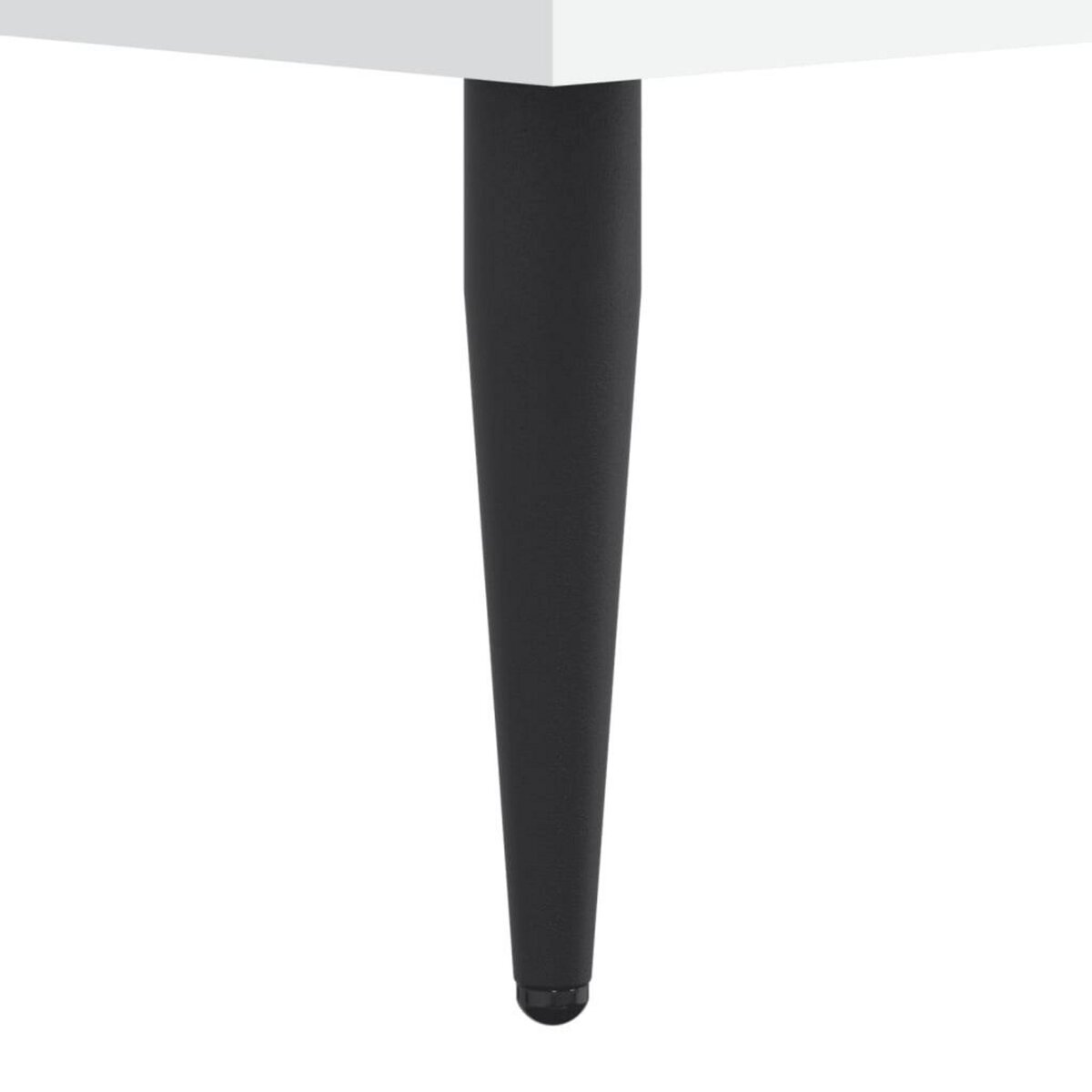 VIDAXL Cadre de lit sans matelas blanc 120x190 cm bois d'ingenierie