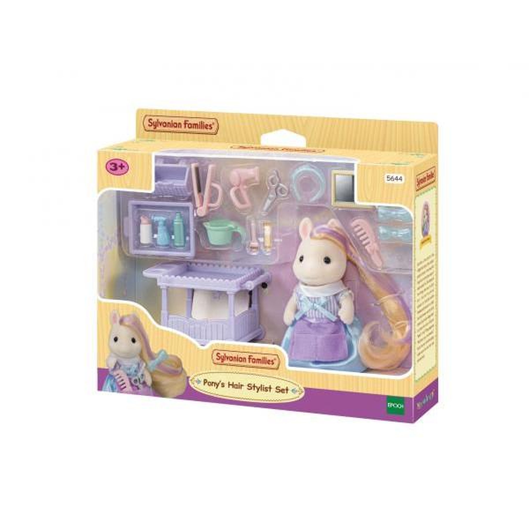Voir la diapositive 2 : EPOCH SYLVANIAN FAMILIES - La maman poney et son kit de coiffure