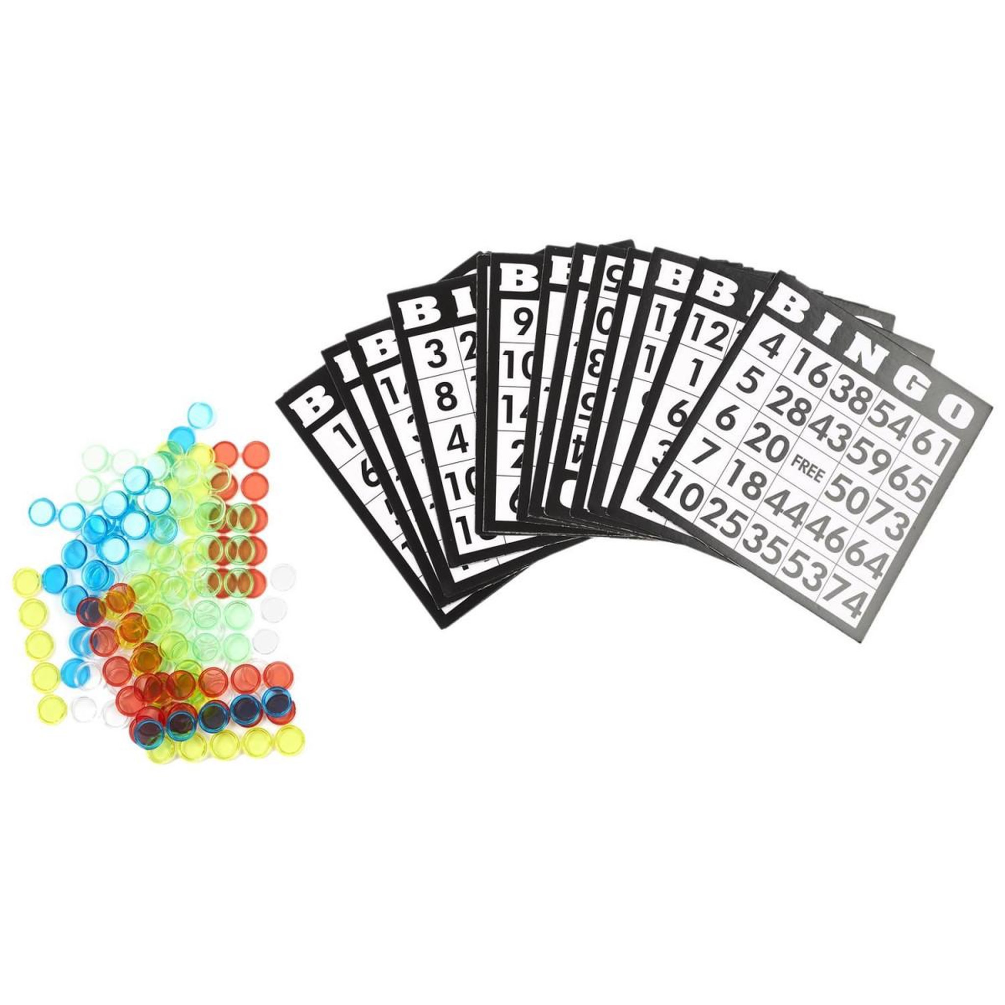 Voir la diapositive 4 : MISTER GADGET Jeu de société  bingo  23cm noir & blanc