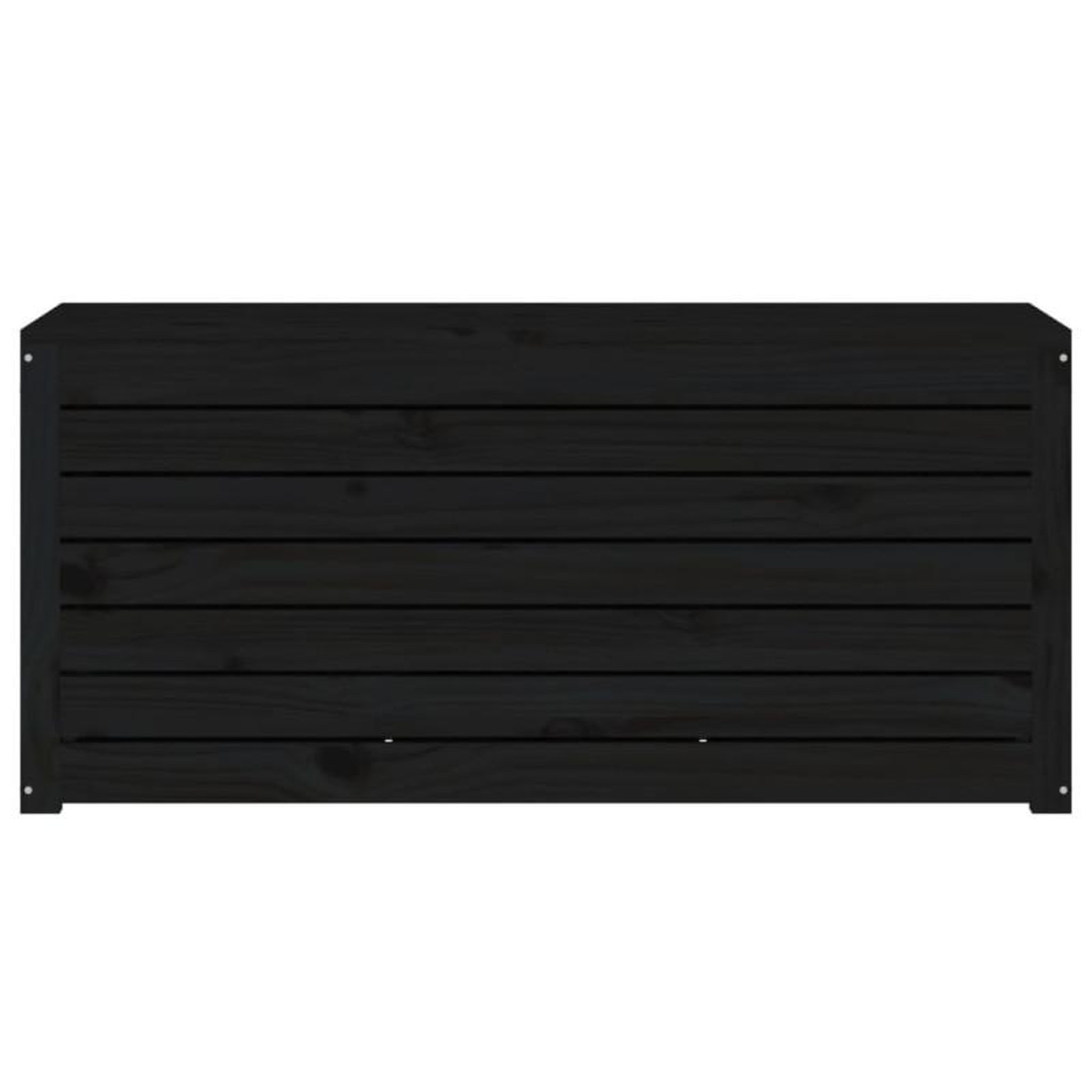 Voir la diapositive 5 : VIDAXL Boîte de jardin noir 101x50,5x46,5 cm bois massif de pin