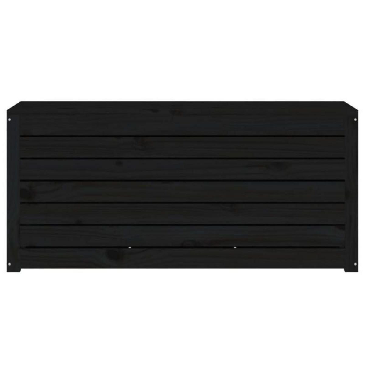 VIDAXL Boîte de jardin noir 101x50,5x46,5 cm bois massif de pin