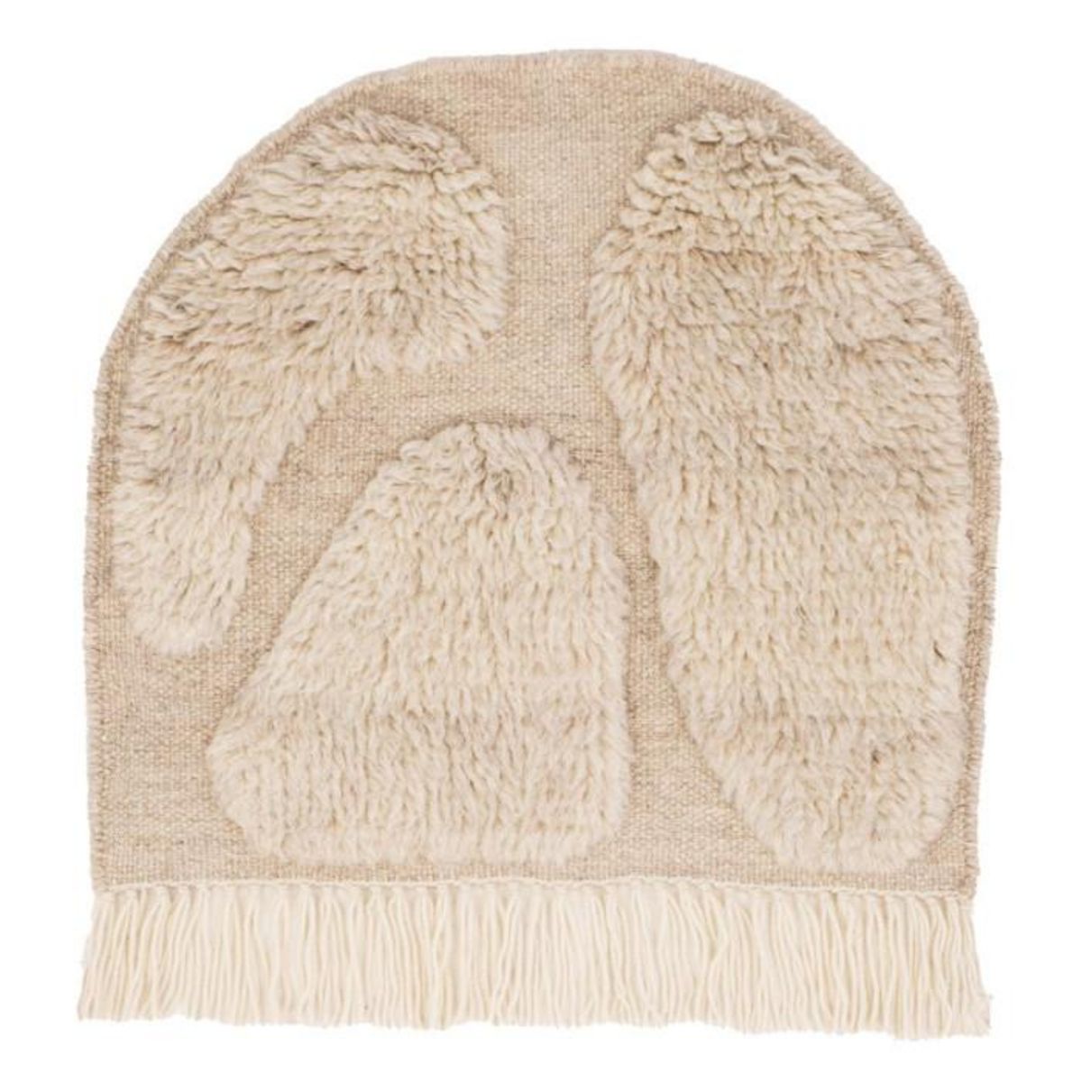 Paris Prix Déco Murale en Laine  Jakobso  62cm Naturel