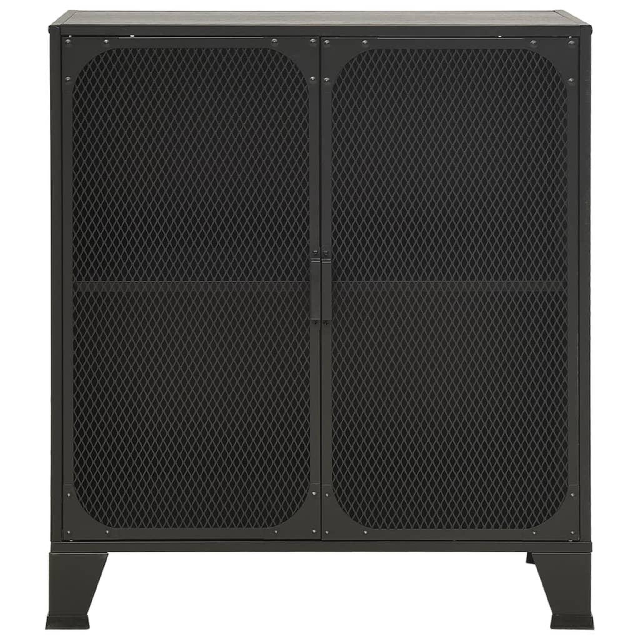 Voir la diapositive 3 : VIDAXL Armoire de rangement Gris 72x36x82 cm Metal et MDF