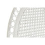 Voir la diapositive 4 : MARKET24 Chaise de jardin DKD Home Decor Blanc Polyester Métal 30 x 40 cm 96 x 66 x 145 cm 96 x 66 x 140 cm