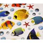 GLOBAL GIFT Scène à décorer pour enfants - Sous l'océan ! - Stickers Puffies