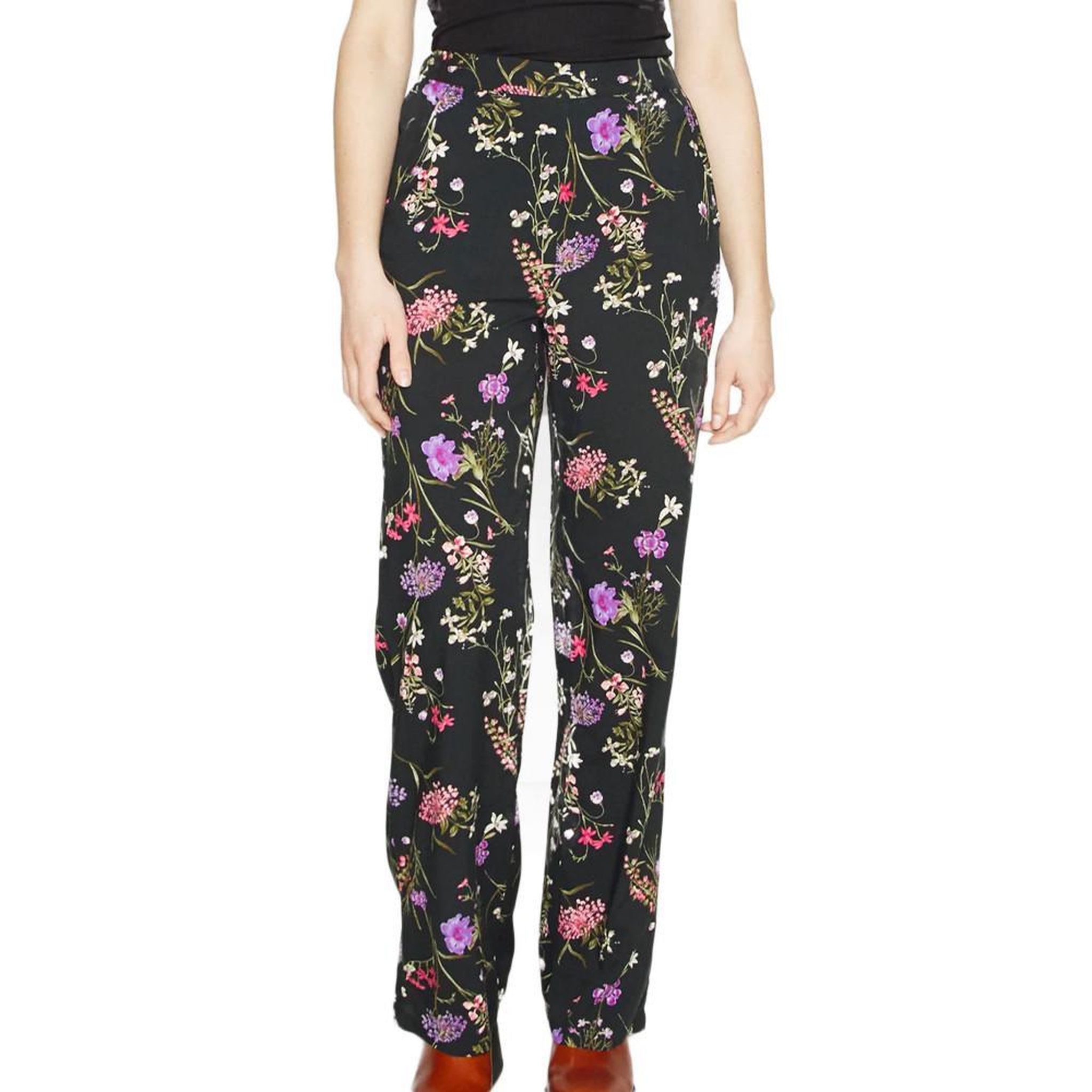 Vero Moda Pantalon Noir à Motifs Femme Vero Moda Easy Hw. Coloris disponibles : Noir