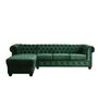 Voir la diapositive 5 : LISA DESIGN William - canapé chesterfield d'angle gauche - 4 places - en velours