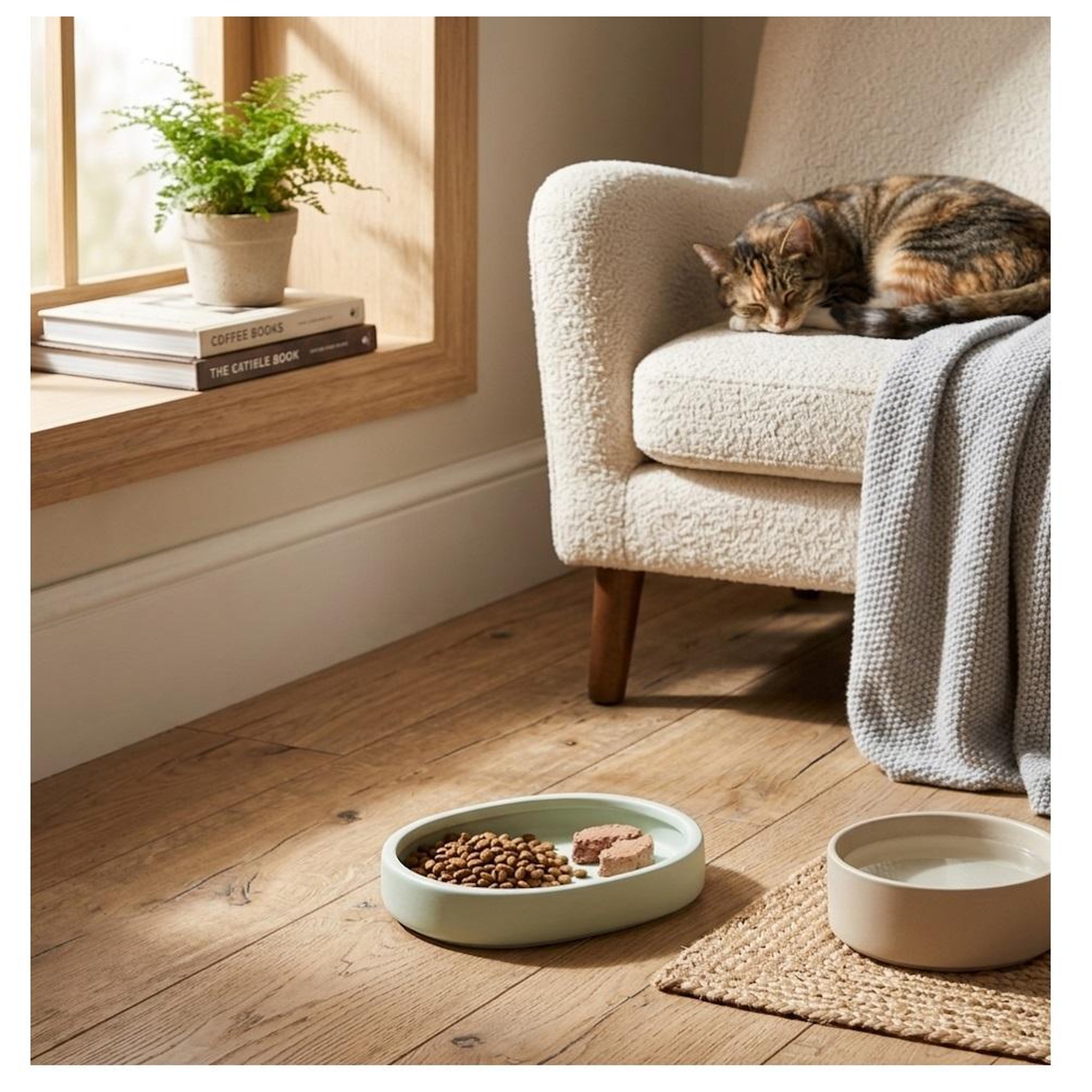 Voir la diapositive 2 : Eden Gamelle ronde pour chat nourriture et eau zara