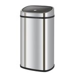 KITCHEN MOVE Poubelle One Touch Carrée 50L Chrome CITY