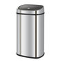 Voir la diapositive 1 : KITCHEN MOVE Poubelle One Touch Carrée 50L Chrome CITY