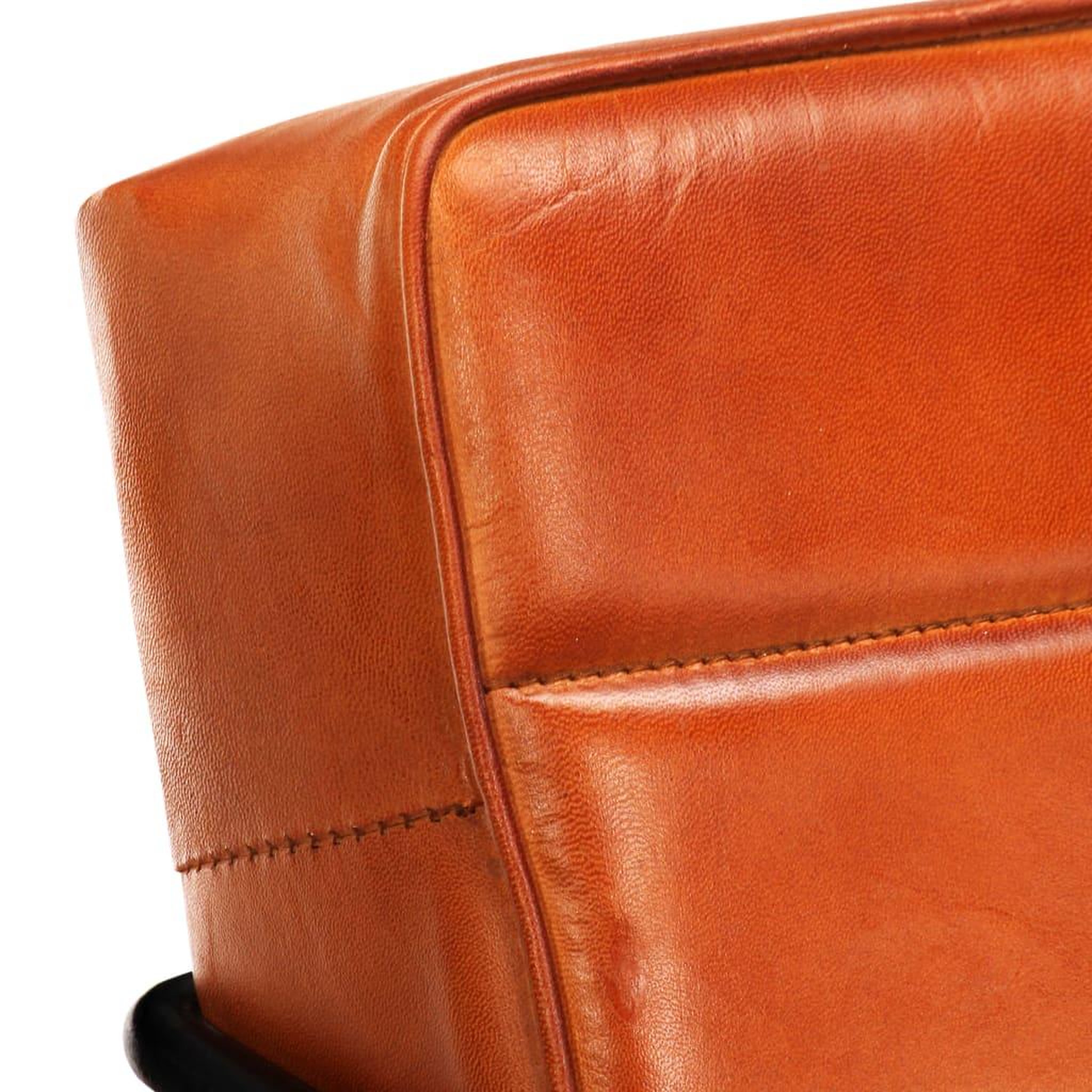 Voir la diapositive 5 : VIDAXL Fauteuil Brun roux Cuir veritable