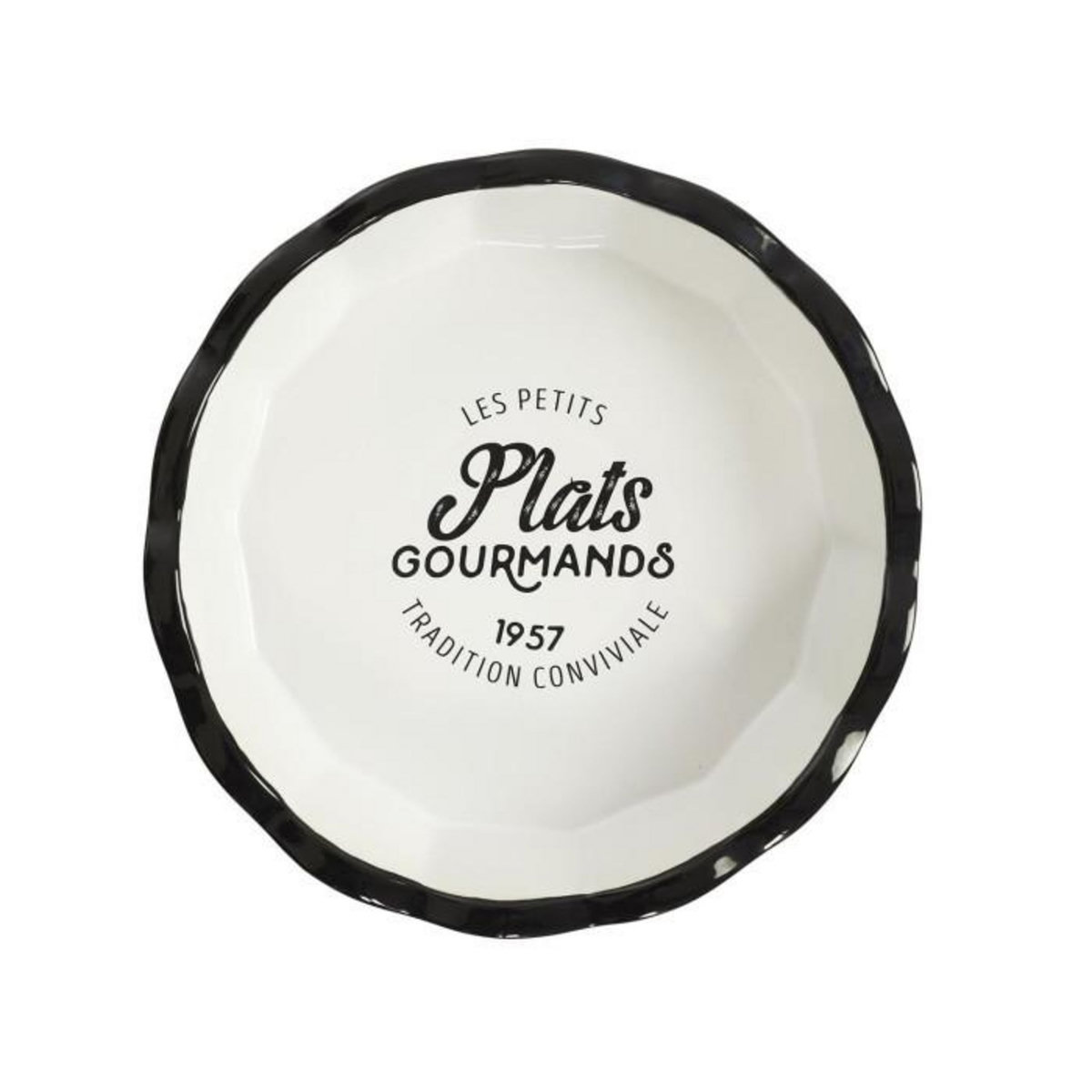Paris Prix Plat Rond en Céramique  Gourmand  25cm Blanc
