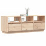 Voir la diapositive 4 : VIDAXL Meuble TV 140x37x50 cm Bois de pin massif
