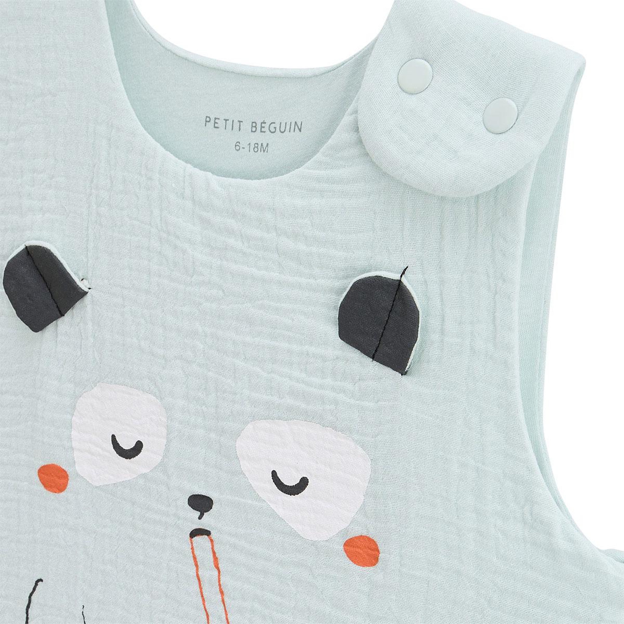 Voir la diapositive 4 : Petit BÃ©guin Gigoteuse d'été en gaze de coton bento