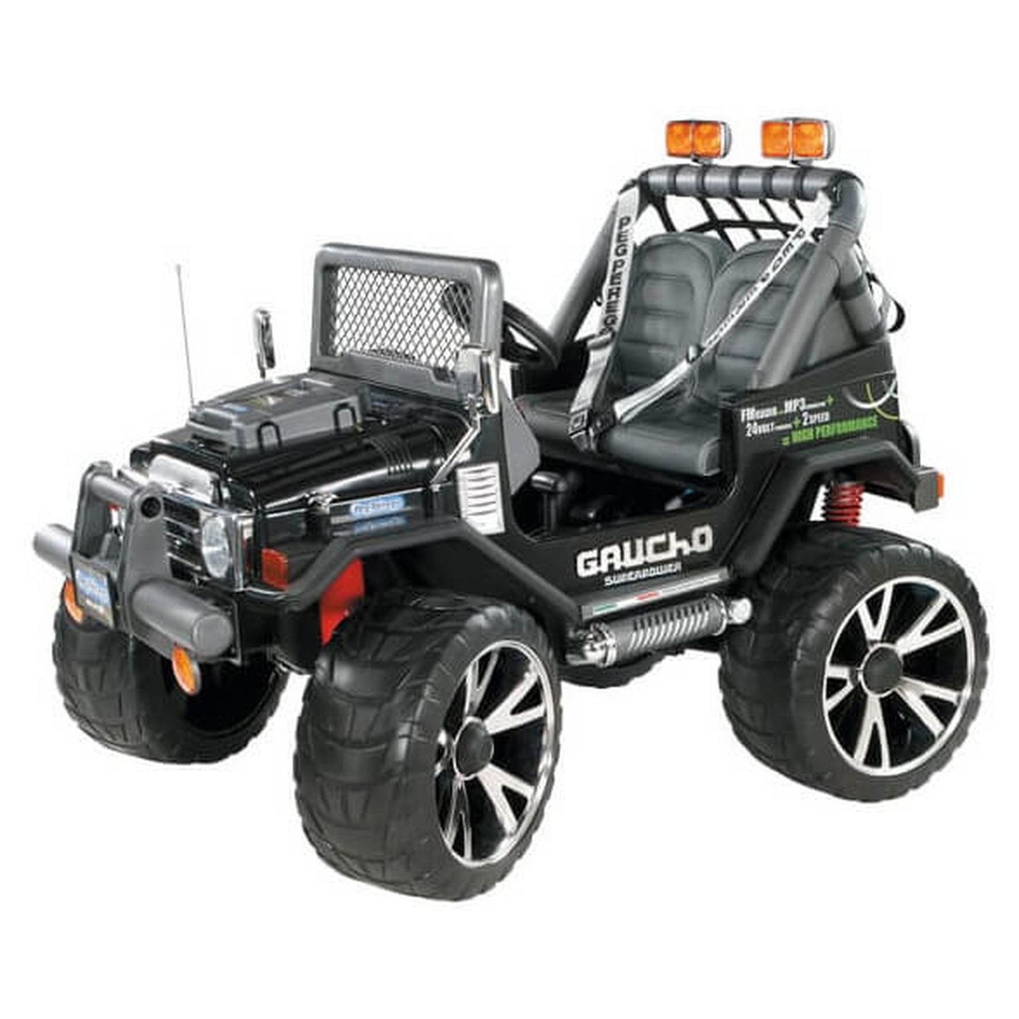 Voir la diapositive 1 : PEG PEREGO Véhicule Gaucho 4X4 SuperPower 24 V - 2 places
