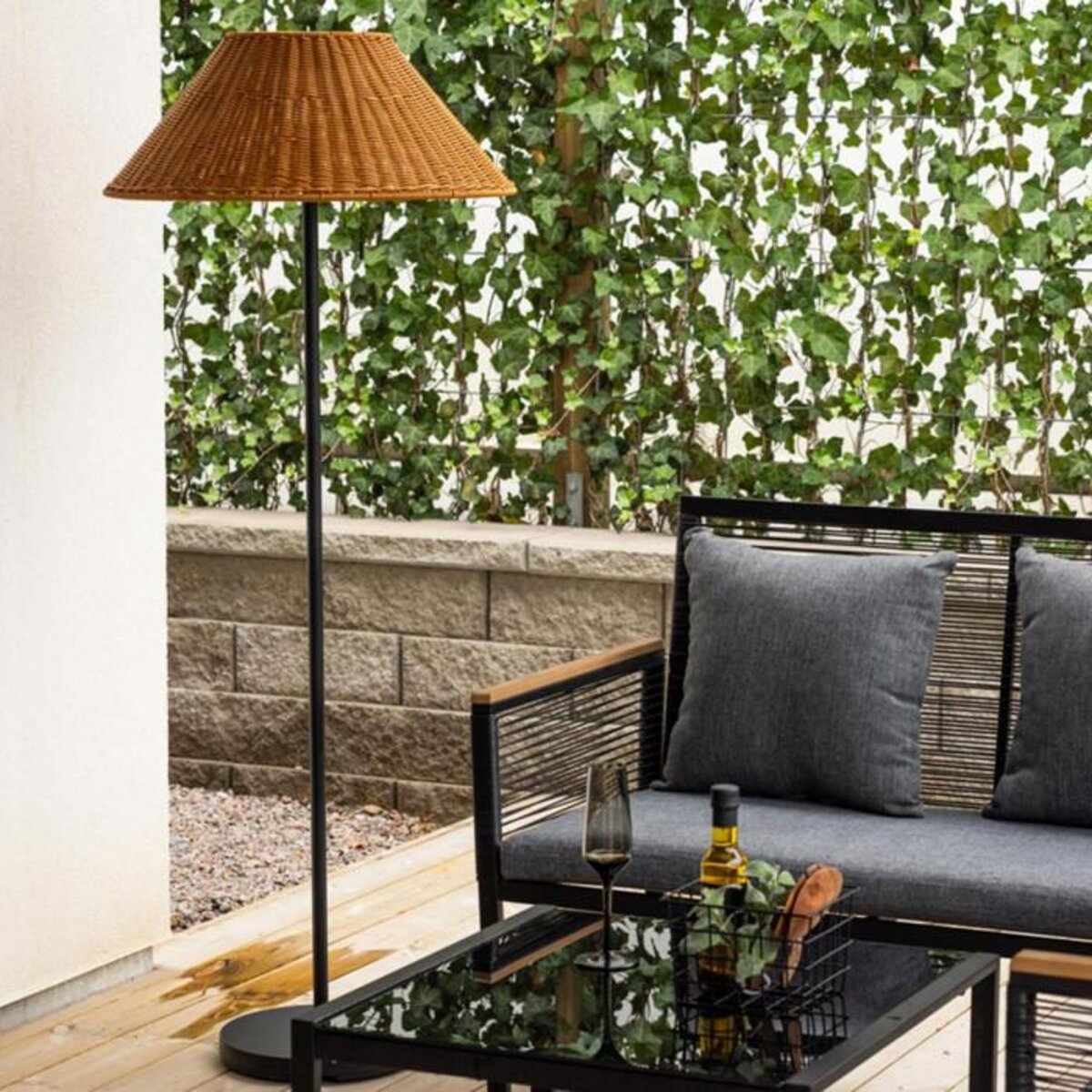 Paris Prix Lampadaire d'Extérieur  Mabis  150cm Marron