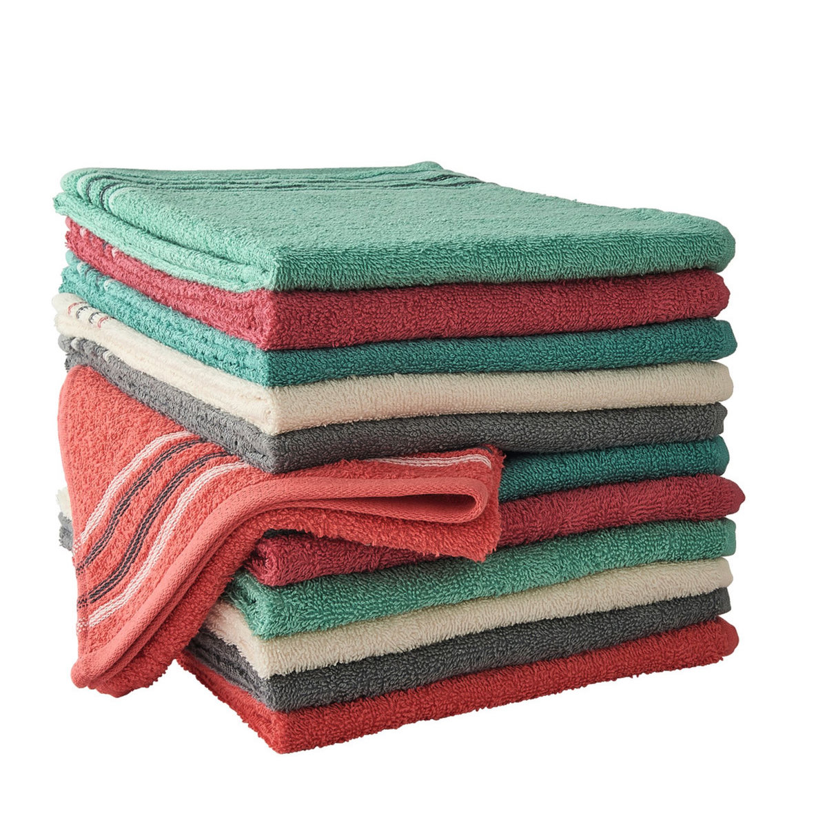 ACTUEL Serviette de toilette unie en coton 360 g/m² FANCY