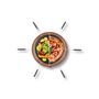 Voir la diapositive 2 : Fagor Mini four à pizza 1200w marron - FGAP120