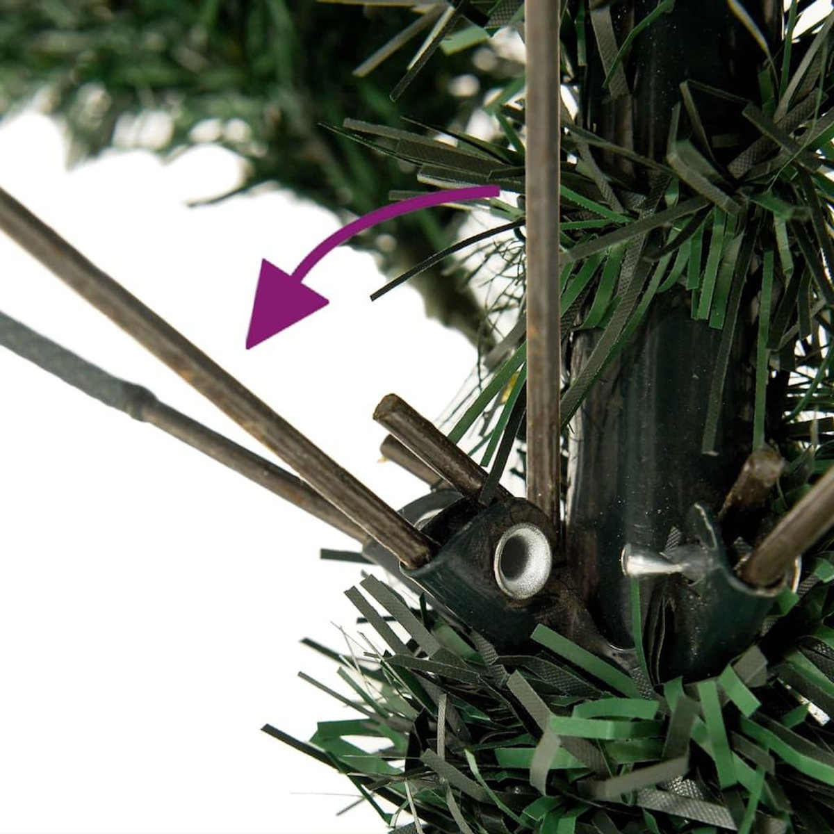 VIDAXL Sapin de Noël artificiel avec support 240 cm PVC