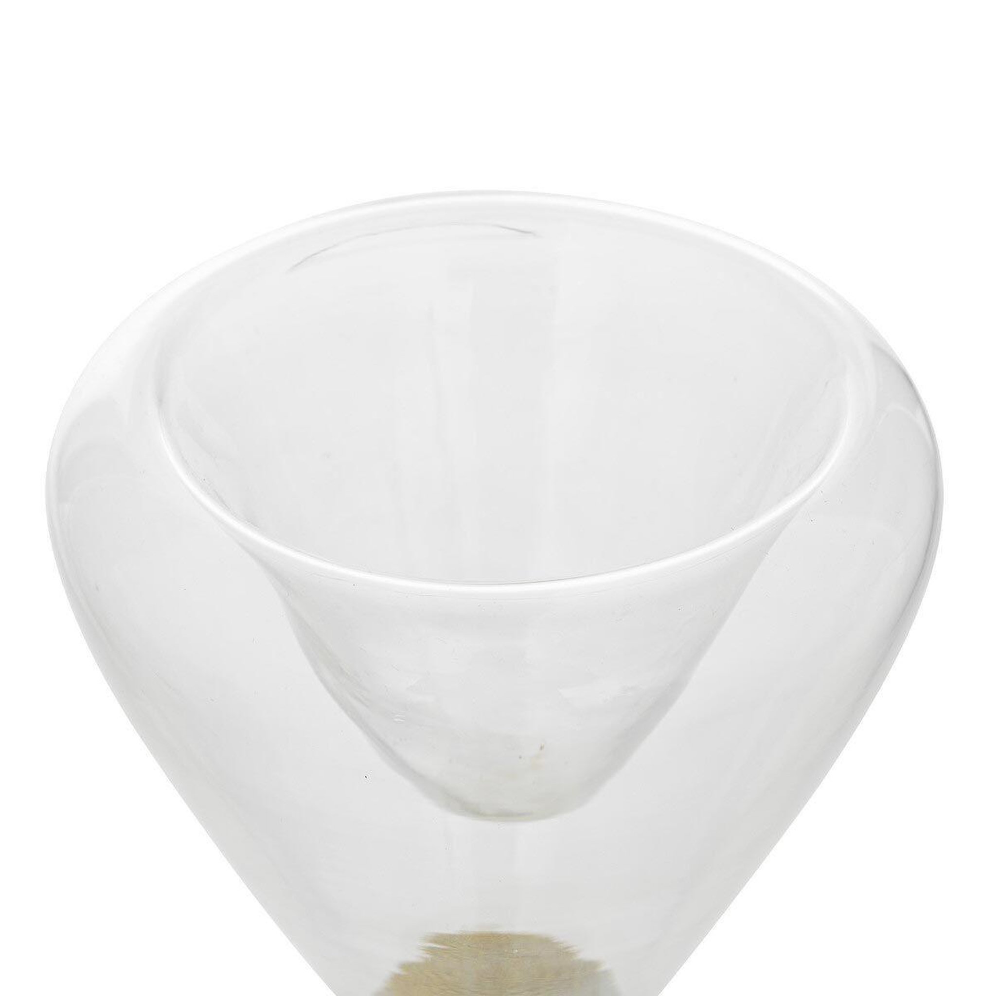 Voir la diapositive 2 : ATMOSPHERA Sablier design  le collectionneur  19cm transparent