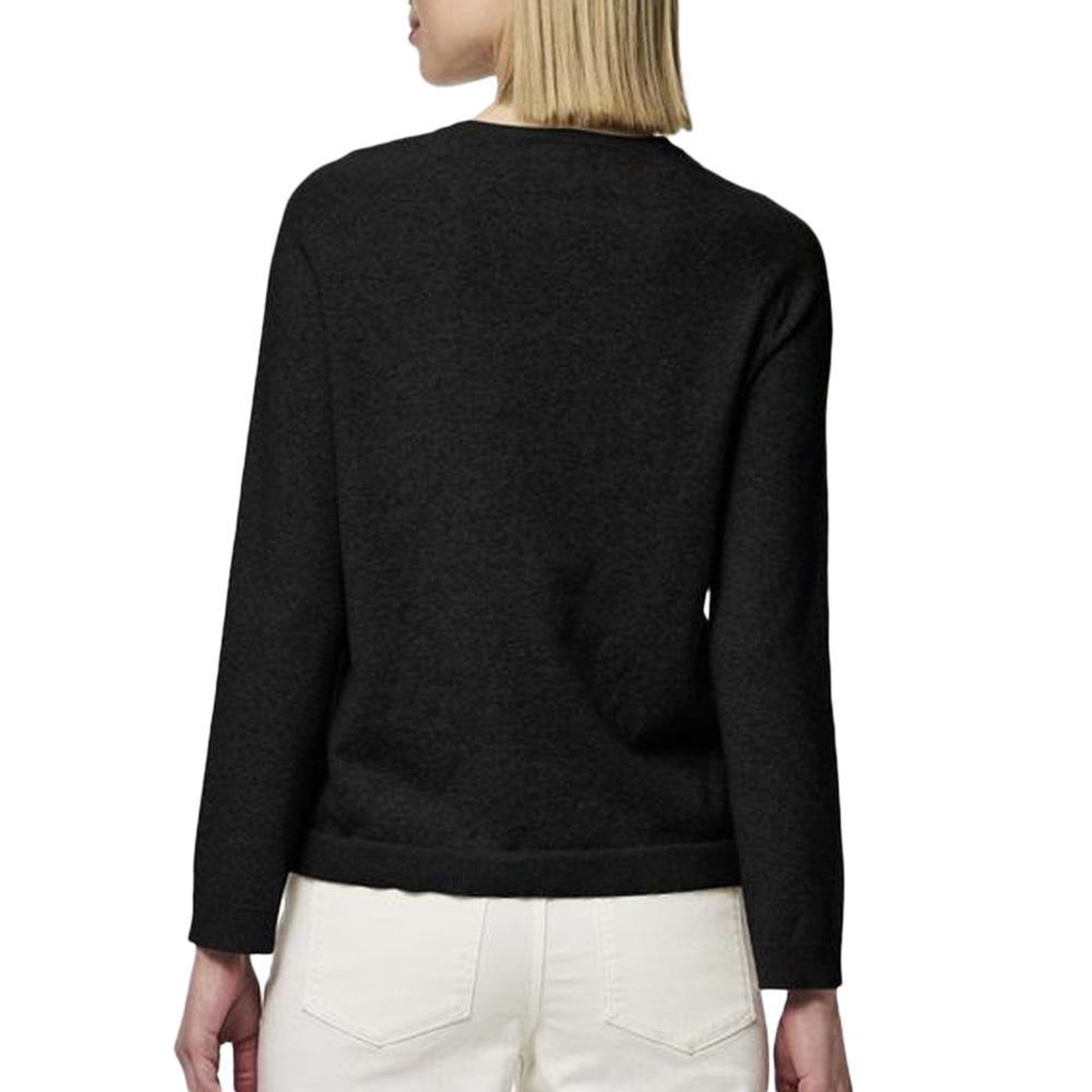 Voir la diapositive 2 : Pieces Pull Noir Femme Pieces Bree Knit
