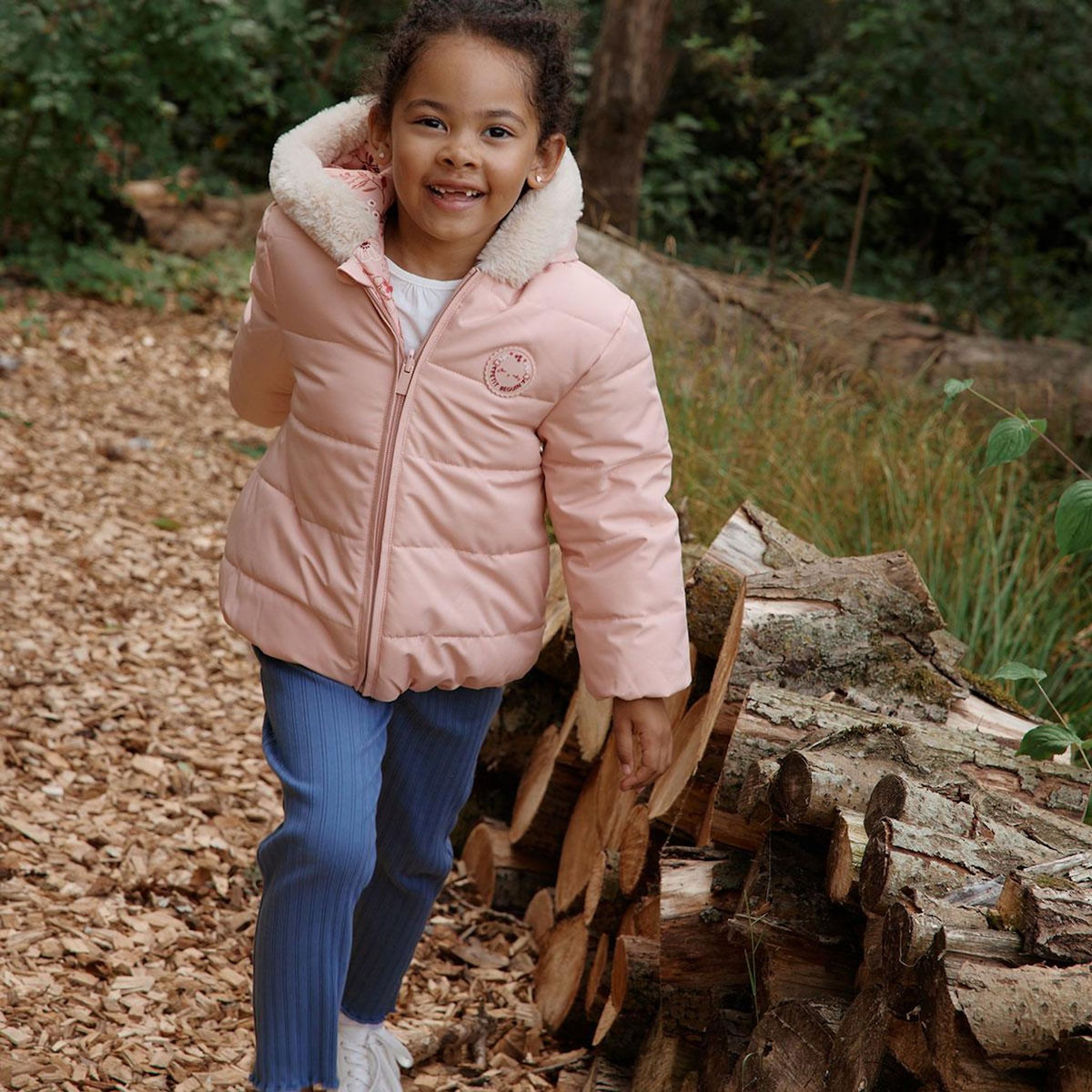 Petit Béguin Doudoune réversible enfant imperméable avec capuche Manouk