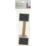 GARDENSTAR Etiquette en bois pour le jardinage