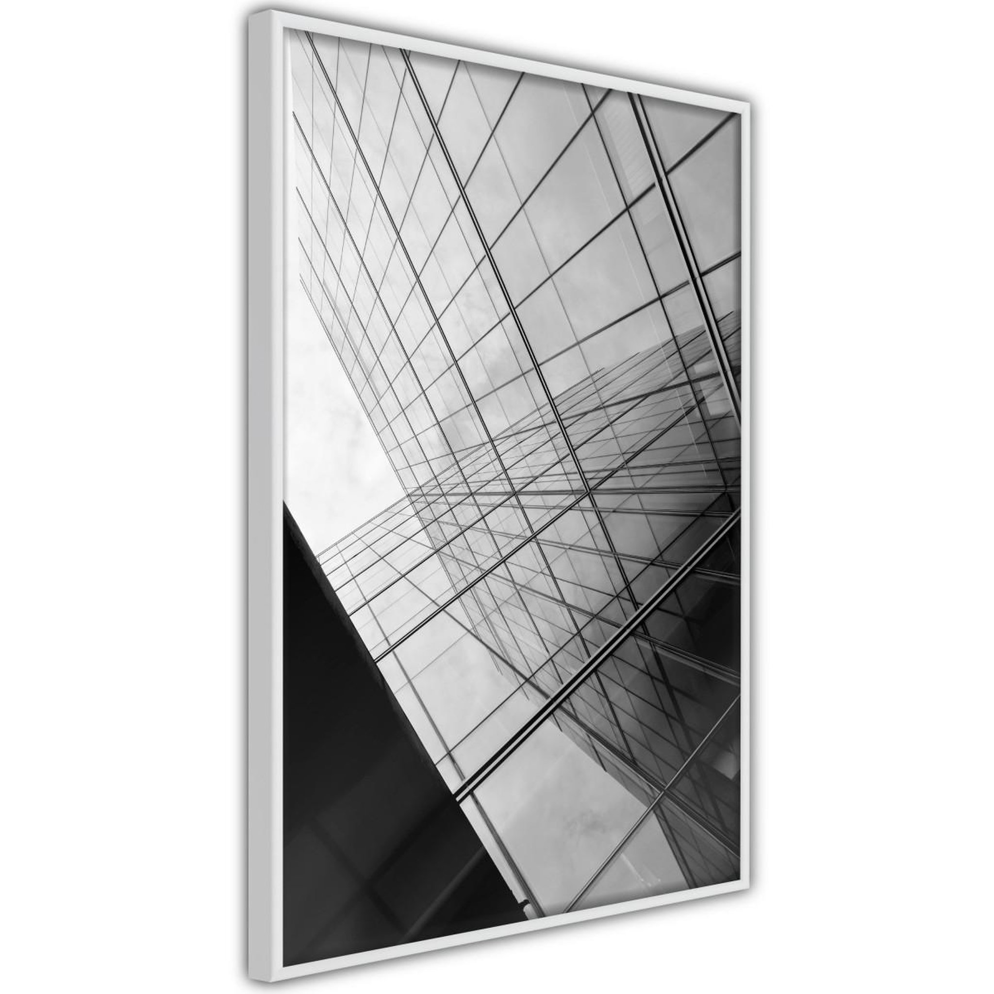 Paris Prix Affiche murale encadrée  steel and glass grey