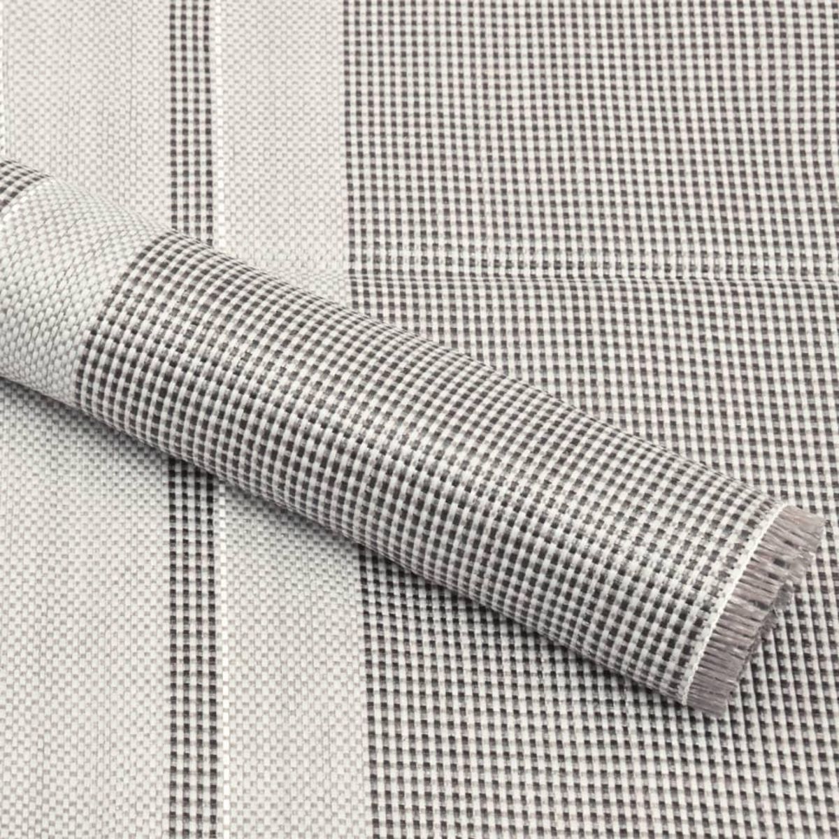 VIDAXL Tapis de tente 650x300 cm Gris fonce