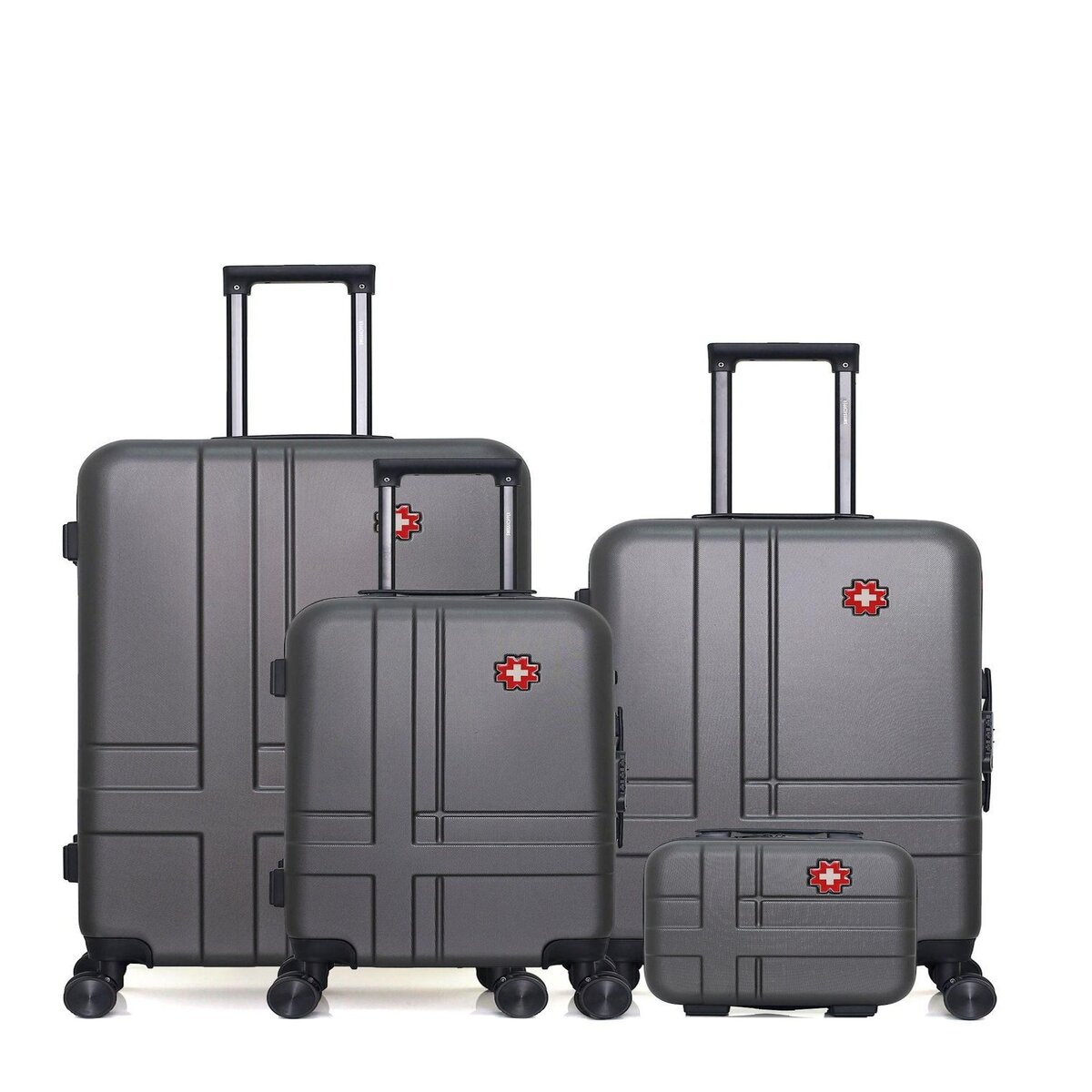 SWISS KOPPER SWISS KOPPER - LOT DE 4 - Valises grand format, weekend, cabine et vanity USTER