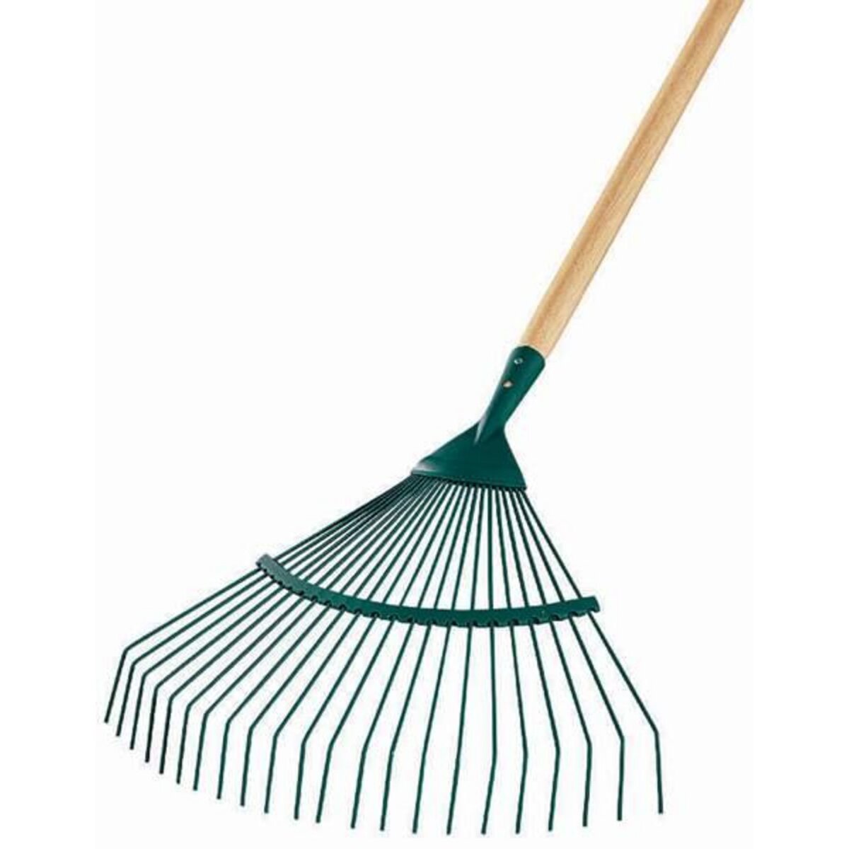 Leborgne Balai à gazon fil rond 20 dents - manche bois certifié PEFC 100%