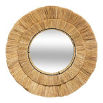 ATMOSPHERA Miroir raphia Safari D57