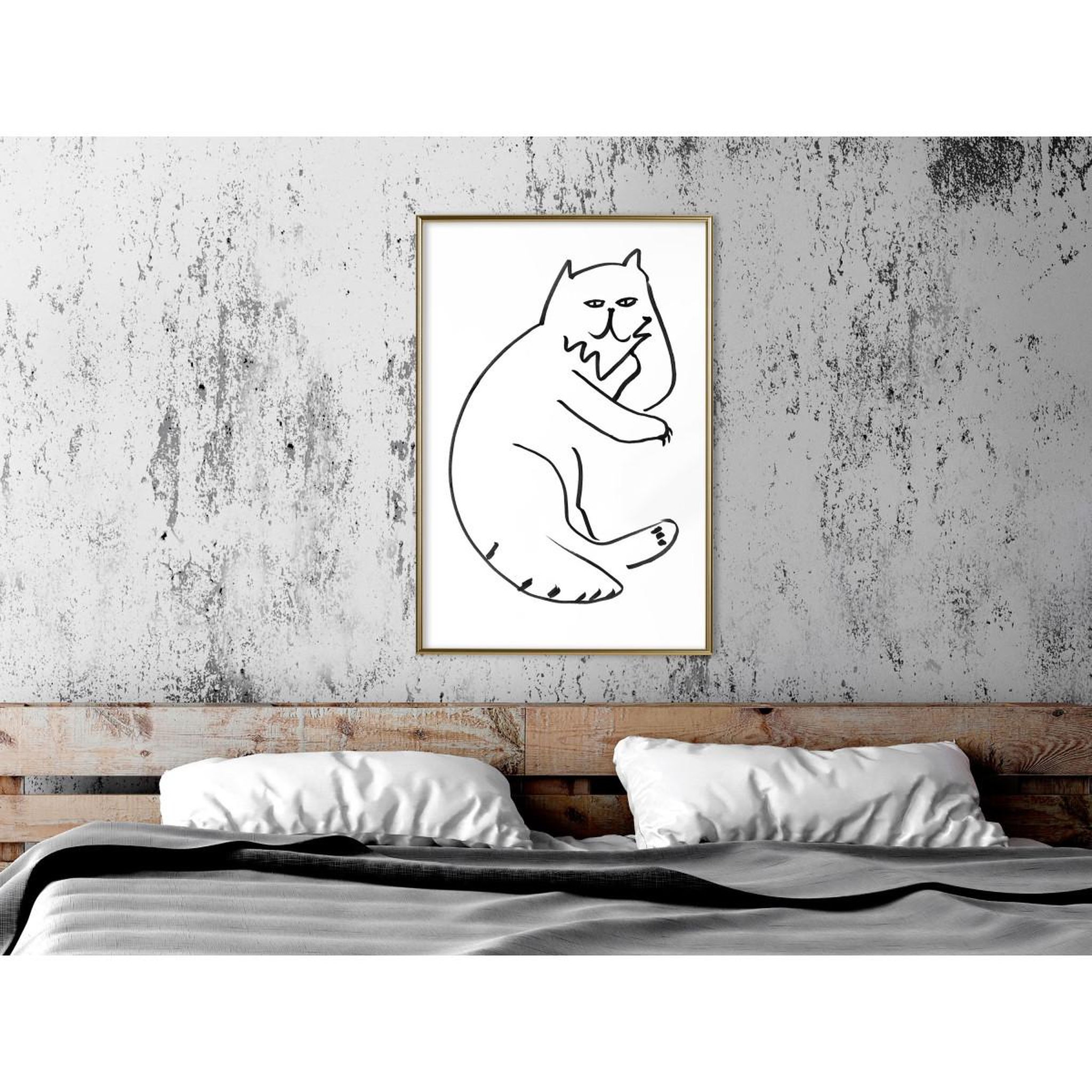 Voir la diapositive 2 : Paris Prix Affiche murale encadrée  fluffy rest