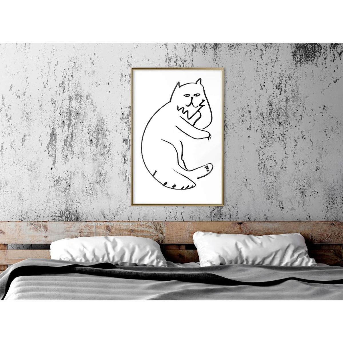 Paris Prix Affiche Murale Encadrée  Fluffy Rest
