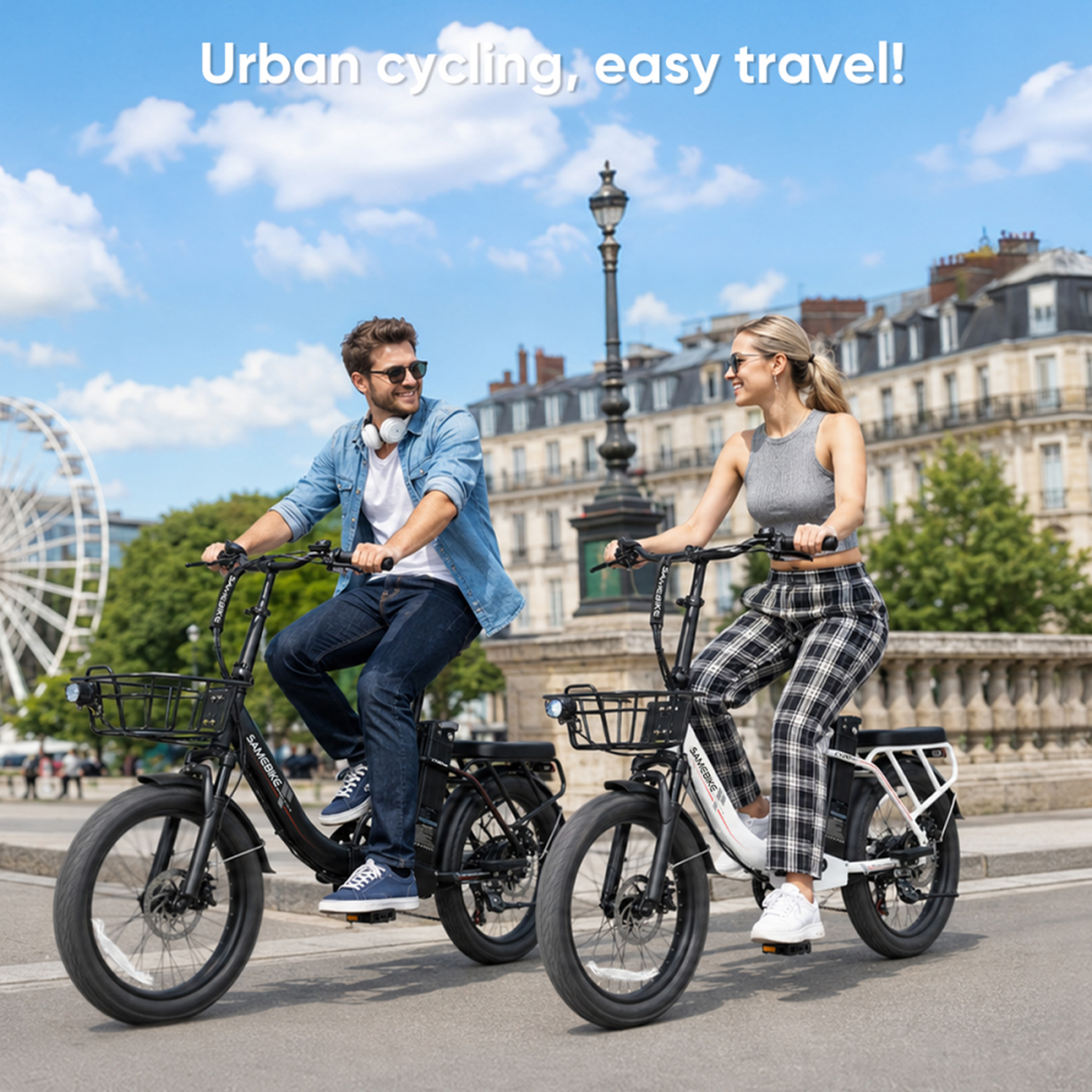 Voir la diapositive 4 : SAMEBIKE Vélo électrique pliant SAMEBIKE CY20 Pro