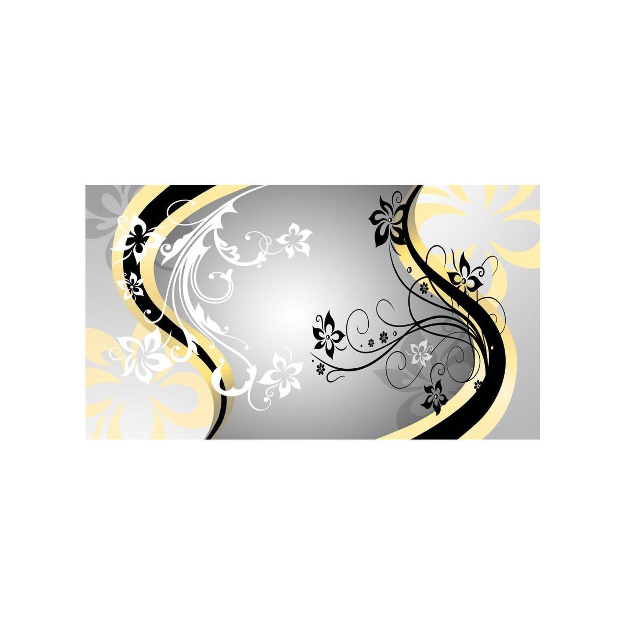 Voir la diapositive 2 : Paris Prix Papier peint xxl  art flowers yellow  280x500cm