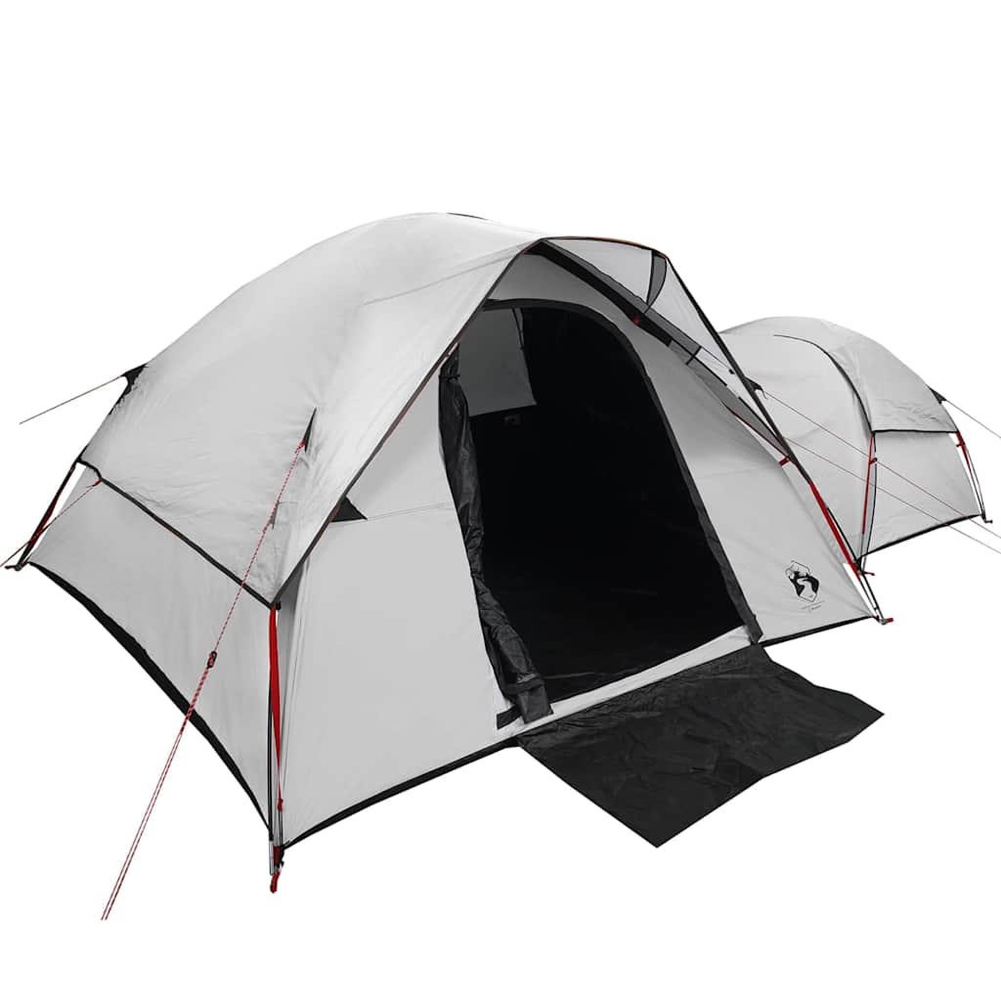 Voir la diapositive 4 : VIDAXL Tente de camping 5 personnes blanc tissu occultant impermeable
