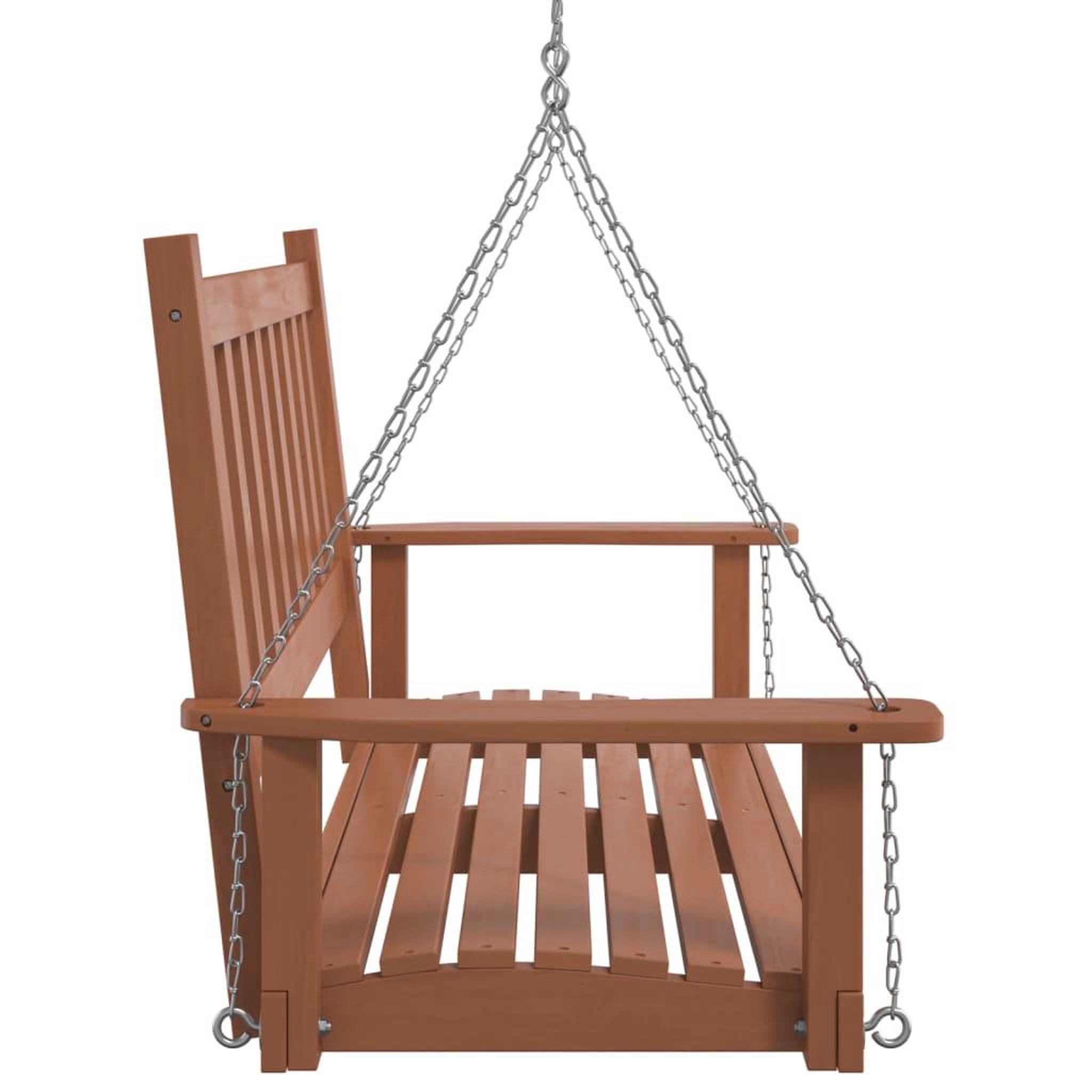Voir la diapositive 5 : VIDAXL Banc de balançoire de jardin chaînes en metal bois massif sapin